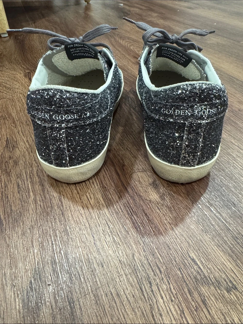 Golden Goose silver metallic